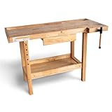 BAMATO Hobelbank WORK-1260 Werkbank Werkstatt für Hobby, Handwerker |...