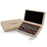 CSOOM 25-teilige professionelle Holzbearbeitung Router Bit mit...