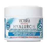 Victoria Beauty Hyaluron Creme hochdosiert gegen Falten, Anti Aging...