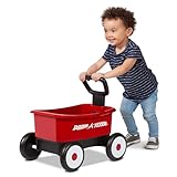 Radio Flyer Push & Pull Walker Wagon, roter 2-in-1 Spielzeug-Walker-Wagen...