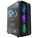 GAMEPOWER Aura Gaming PC Gehäuse, ATX Desktop Computer Case mit...