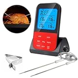 XPJBKC Grillthermometer Kabellos, Magnetisch Bratenthermometer...