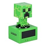 Minecraft Creeper Wecker - Offiziell Lizenziertes Icon Musik & Nachtlicht...
