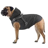 Mosucoirl Hunde Regenmantel Wasserdichter Hunde Kapuzenpullover...