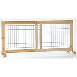 TRIXIE stufenlos verstellbaresTürgitter 'Absperrgitter, Holz, 65–108 ×...