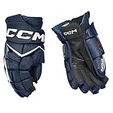 CCM JetSpeed ​​FT8 Pro Senior Eishockey Handschuhe (Navy/Weiß, 13' /...