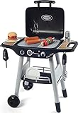 Smoby - Barbecue Kindergrill - Grill mit mechanischen Kunststoff-Flammen...