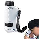 Taschenmikroskop, Mikroskope Mini Labsters mit kleiner Reichweite 60-120X |...