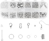 MOLENCO Schmuckherstellung Set, 800 Stück Schmuck Basteln Zubehör...