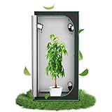 PEILU Growzelt Komplettset für Hydrokulturen 100x100x200cm Zuchtzelte mit...