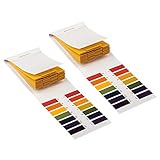 HVVENTY 2 Set 160 Streifen 1-14 pH-Lackmus-Papier pH-Teststreifen Wasser...