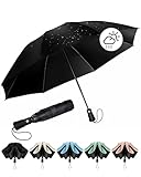 Chakipee Regenschirm Groß Sturmfest Kompakter Reise für Damen und...