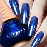 Major Dijit Quick Dry Nail Polish Pearl Blue Summer Nail Lacquer for Nail...