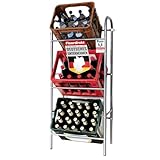 Floordirekt Getränkekistenregal für 3 oder 6 Kästen -...