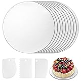 Domkan Cake Board Tortenunterlage Cakeboard Rund 3mm x 30cm/12inch 10er...