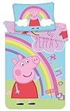 Jerry Fabrics PEP016 Baby Bettwäsche Peppa Wutz 100x135 cm