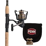 PENN Battle Spinnrolle und Angelrute Kombi-Set mit Ersatzspule und...