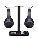 Avantree Neetto HS908 - Dual Kopfhörer Ständer für Tische, Headset...