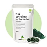 Bio Spirulina + Chlorella - 400 Tabletten 200g - 500mg pro Tablette -...