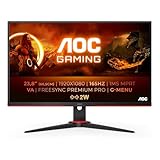 AOC Gaming 24G2SAE - 24 Zoll FHD Monitor, 165 Hz, 1ms, FreeSync Premium...