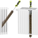 Heizkörperbürste 81cm Wildschweinborsten Heizungsbürste Lange Flexible...
