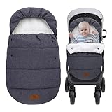 Universal Fußsack Baby Einschlagdecke für Babyschale und Kinderwagen...
