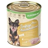 Lecker.Pet® | 12 x 800 g Josie's Saftige Fleischmahlzeit mit Pute & Reis...