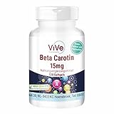 Beta Carotin 15 mg - 120 Softgels - 2,5 mg Retinoläquivalent (RAE) / 5000...