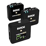 RØDE Wireless GO II Ultrakompaktes Kabelloses Zweikanal-Mikrofonsystem mit...