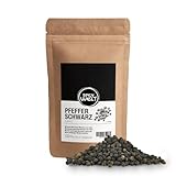 Spicy Welt Schwarzer Pfeffer Ganz (250g) – Ganze Pfefferkörner für...