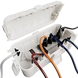 Flemoon Mittlere Outdoor-Elektrobox (29,2 x 13,2 x 10,2 cm), IP54...