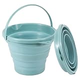 3L Faltbarer Eimer, 3L Falteimer Putzeimer Faltbar, Sandburg Strandeimer,...