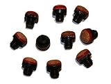Zhaocaigui 10 Stück einschraubbare Billard-Queue-Spitzen 12 mm mit...