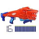 NERF Wild Lionfury Easy Play Dart Blaster, 16 Nerf Elite Darts, Nerf...