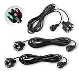 CLGarden 3 Stück LED Ring Multicolor für LED Springbrunnen Set Mehrfarbig...