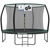 SONGMICS Trampolin 305 cm d, Gartentrampolin für Kinder mit...