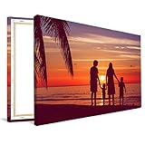 MuchoWow Ihr Foto auf Leinwand Bilder 80x120 cm - Personalisierte Geschenke...