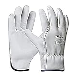 Gebol Driver, Arbeitshandschuhe aus hochwertigem Leder, Handschuhe Herren...