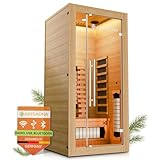 Artsauna Infrarotkabine Kiruna90 Premium mit Vollspektrum- &...