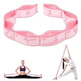 HJZHII Yoga Stretching Band mit 8 Schleifen,Yoga Stretching...