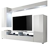 trendteam smart living - Anbauwand Wohnwand - Wohnzimmer - DOS - Aufbaumaß...