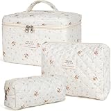 Aucuu 3PCS Set Kosmetiktasche, Reise Kosmetiktasche Set Damen, Kulturtasche...