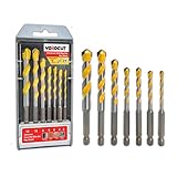 YOKOCUT Universalbohrer Set Profi 7-tlg - Multifunktionale Bohrer für...