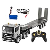 Fernbedienung Semi -LKW -Spielzeug - 1/24 RC -Anhänger -LKW, 9 Kanal mit...