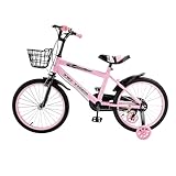 Areyourshop 18 Zoll Kinderfahrrad, Verstellbarer Sitz & Lenker,...