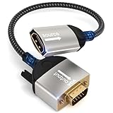 HDMI auf VGA Adapter,HDMI Buchse auf Vga Stecker adapter,Nylon geflochtene...