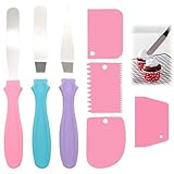 MOLZINY 7 Stück Winkelpalette Edelstahl Set Winkelpalette Torten Zubehör...