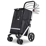 Hoppa Leichter Einkaufstrolley 74L, Modell 2024, strapazierfähiger und...