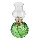 Uonlytech Vintage Petroleumlampe mit Verstellbarem Docht und Glaszylinder...