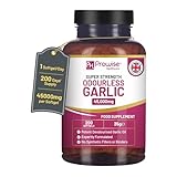 Hochwertige geruchlose Knoblauchkapseln | 45.000 mg pro Softgel | 200...